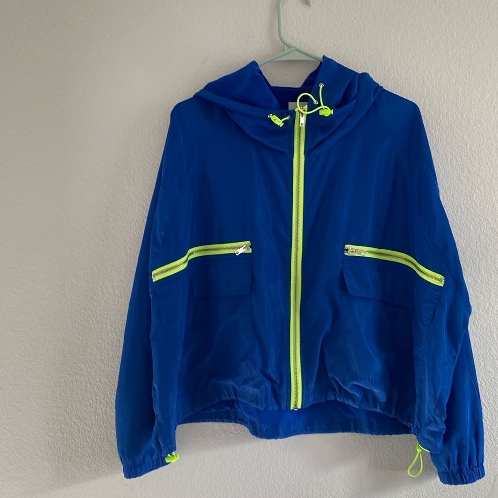 Belle Vera Blue Wind Breaker Jacket Medium